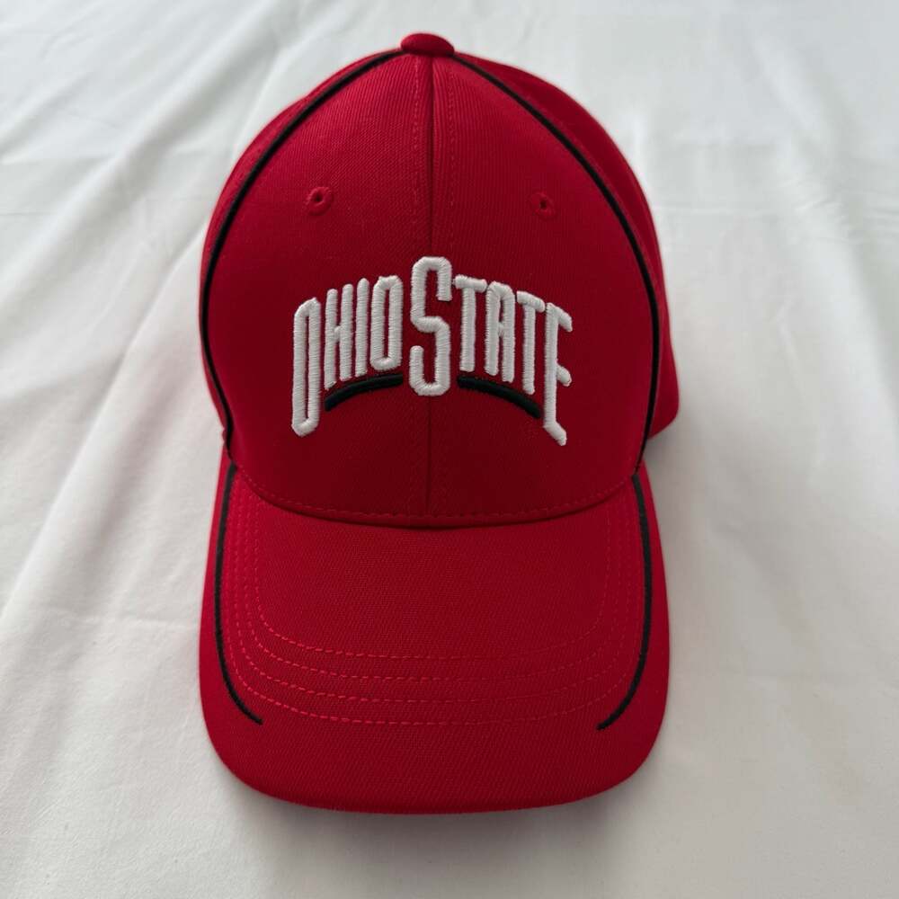 Captivating Headwear Ohio State Buckeyes Red Adjustable Hat